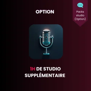 1h de studio supplémentaire