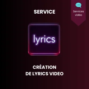 création lyrics vidéo