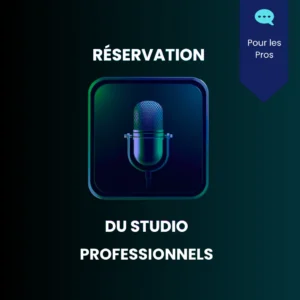 Réservation studio – Professionnels