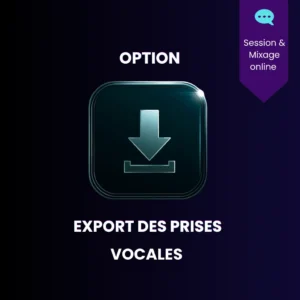 Export des prises vocales