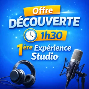offre découverte – session studio 1h30